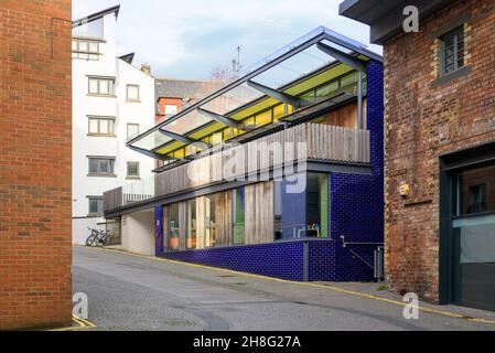 Edinburgh, Schottland / Großbritannien - Scottish Poetry Library von Malcolm Fraser Architects (geändert von Nicoll Russell Studios) Stockfoto