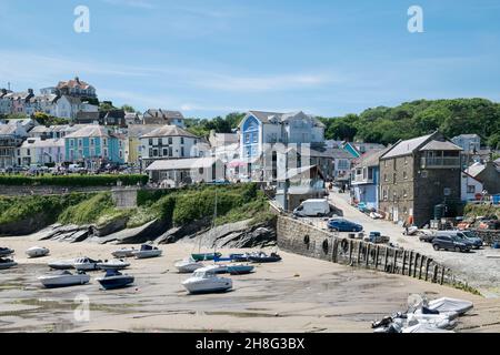 CEI Newydd oder New Quay in Ceredigion, Mitte Wales, Großbritannien Stockfoto