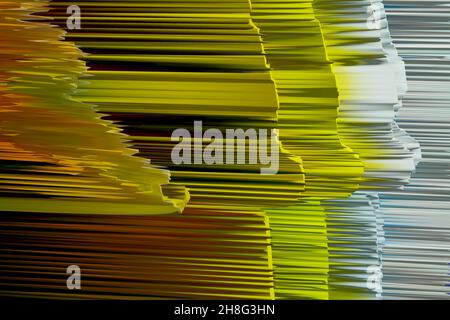 Weißer und gelber abstrakter Hintergrund. Stockfoto