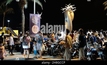 Pattaya Music Festival 2021 Beach Road Stockfoto