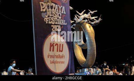 Pattaya Music Festival 2021 Beach Road Stockfoto