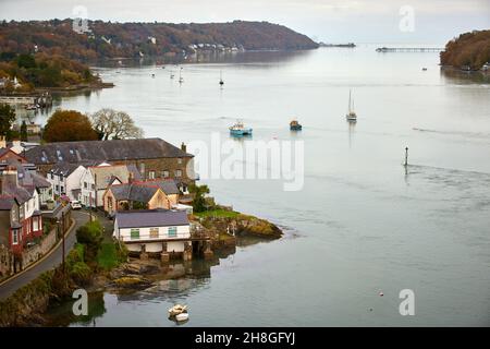 Garth Pier ist eine denkmalgeschützte Struktur in Bangor, Gwynedd, Nordwales. Entworfen von J.J. Webster von Westminster Stockfoto