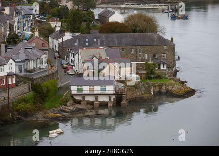 Garth Pier ist eine denkmalgeschützte Struktur in Bangor, Gwynedd, Nordwales. Entworfen von J.J. Webster von Westminster Stockfoto