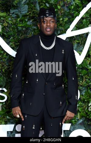 29th. November 2021. London, Großbritannien. KSI bei den Fashion Awards 2021, Royal Albert Hall, London. Quelle: Doug Peters/EMPICS/Alamy Live News Stockfoto