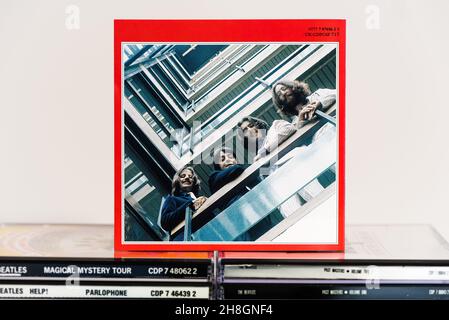EMI CD Inlay - The Beatles / 1962-1966. Stockfoto