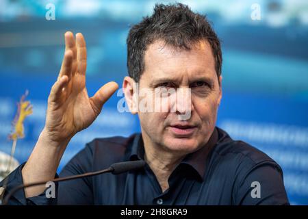 BERLIN, DEUTSCHLAND-Februar 10: Yuval Adler ist auf der Pressekonferenz der „The operative“ (die Agentin) während der Berlinale 69th zu sehen Stockfoto