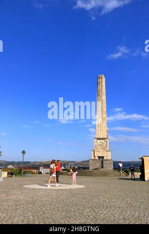 September 5 2021 - Karlsburg, Alba Iulia in Rumänien: Horea, Closca und Crisan Obelisk als Teil von Alba Iulia Stockfoto