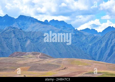 Andenlandschaft in der Region Cusco Stockfoto