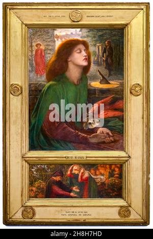 Dante Gabriel Rossetti, Beata Beatrix, Gemälde, 1871-1872 Stockfoto