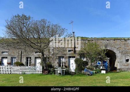 Frankreich, Manche, Chausey-Inseln, die Kasematten der Festung Stockfoto