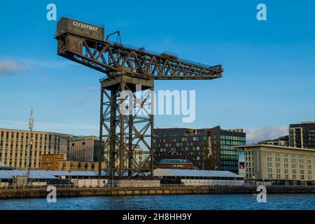 Vereinigtes Königreich, Schottland, Glasgow, Finnieston Kran Stockfoto