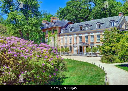 Frankreich, Hauts-de-seine, Châtenay-Malabry, Park von la Vallée aux Loups, das Haus von Chateaubriand Stockfoto