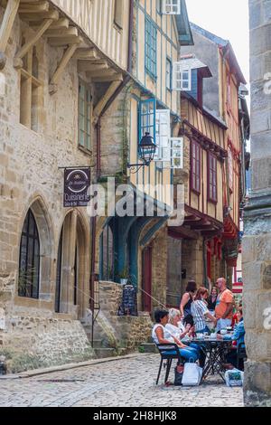 Frankreich, Morbihan, Golf von Morbihan, Vannes, Stadt der Kunst und Geschichte, historisches Zentrum, Fachwerkhäuser Stockfoto