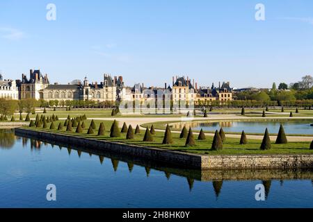 Frankreich, seine et Marne, Fontainebleau, Park und Chateau Royal de Fontainebleau sind von der UNESCO zum Weltkulturerbe ernannt worden Stockfoto