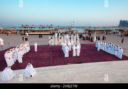 Traditionelles Dhow Festival @ KATARA / KATAR Stockfoto