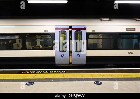 Cannon Street Station in London. Stockfoto