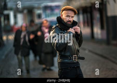 Shantel richtiger Name Stefan Hantel vom Bucovina Club Orkestar in Hamburg , Deutschland , Europa. Stockfoto