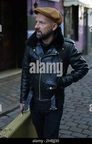 Shantel richtiger Name Stefan Hantel vom Bucovina Club Orkestar in Hamburg , Deutschland , Europa. Stockfoto