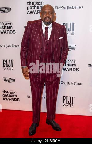 New York, Usa. 29th. November 2021. Forest Whitaker nimmt an den Gotham Awards 2021 Teil, die vom Gotham Film & Media Institute in der Cipriani Wall Street in New York City verliehen werden. (Foto von Ron Adar/SOPA Images/Sipa USA) Quelle: SIPA USA/Alamy Live News Stockfoto