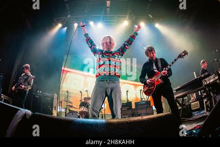 Bournemouth, Großbritannien, 30. November 2021. The Charlatans at the O2 Academy, Bournemouth, UK.30. November 2021.Quelle: Charlie Raven/Alamy Live News Stockfoto