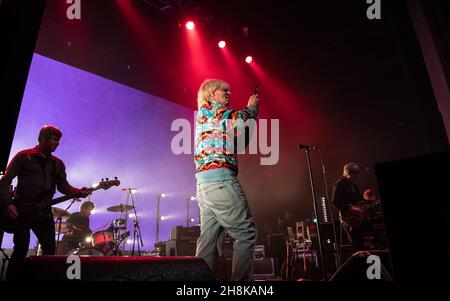 Bournemouth, Großbritannien, 30. November 2021. The Charlatans at the O2 Academy, Bournemouth, UK.30. November 2021.Quelle: Charlie Raven/Alamy Live News Stockfoto