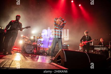 Bournemouth, Großbritannien, 30. November 2021. The Charlatans at the O2 Academy, Bournemouth, UK.30. November 2021.Quelle: Charlie Raven/Alamy Live News Stockfoto