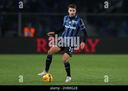 Bergamo, Italien, 30th. November 2021. Berat Djimsiti von Atalanta während des Serie-A-Spiels im Gewiss-Stadion in Bergamo. Bildnachweis sollte lauten: Jonathan Moscrop / Sportimage Stockfoto