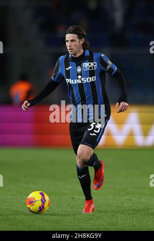 Bergamo, Italien, 30th. November 2021. Hans Hateboer von Atalanta während des Spiels der Serie A im Gewiss Stadium, Bergamo. Bildnachweis sollte lauten: Jonathan Moscrop / Sportimage Stockfoto