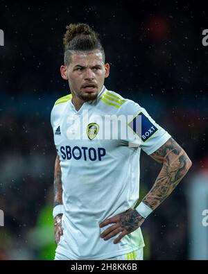 LEEDS, ENGLAND - 30. NOVEMBER: Kalvin Phillips von Leeds United während des Premier League-Spiels zwischen Leeds United und Crystal Palace in der Elland Road am 30. November 2021 in Leeds, England. (Foto von Sebastian Frej) Stockfoto