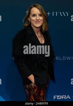 New York, NY - 30. November 2021: Michelle Poole nimmt an den Acheivement Awards 2021 in der Casa Cipriani South Seaport Teil Stockfoto