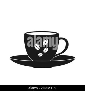Kaffee Symbol Vektor, Zeichen und Symbol für Design, Präsentation, Website oder Apps Elemente. Stock Vektor