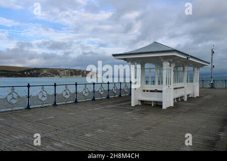 Swanage Pier, Dorset, England Stockfoto