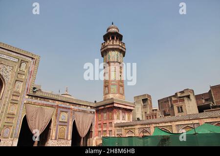 Wazir Khan Moschee in Lahore, Provinz Punjab, Pakistan Stockfoto