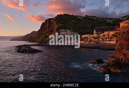 Seixal Beach, Nordseite der Insel Madeira Stockfoto