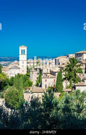 Kirche in Assisi, Umbrien, Italien Stockfoto