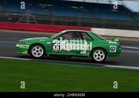 Andy Middlehurst, Nissan Skyline, Historic Touring Car Challenge, HTCC, kombiniert mit der Tony Dron Trophy für Touring Cars, Autos, die in der teilnahmen Stockfoto