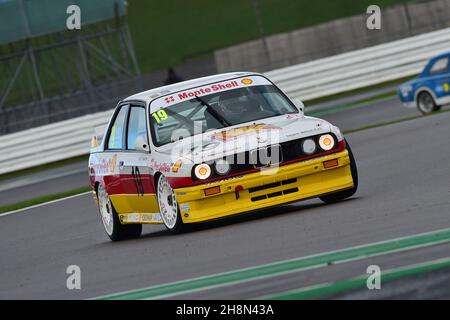 Mark Smith, Arran Moulton-Smith, BMW E30 M3, Historic Touring Car Challenge, HTCC, kombiniert mit der Tony Dron Trophy for Touring Cars, Autos, die sich auszeichnen Stockfoto