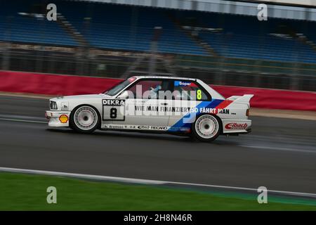 Darren Fielding, David Cuff, BMW E30 M3, Historic Touring Car Challenge, HTCC, kombiniert mit der Tony Dron Trophy für Touring Cars, den angetraten Fahrzeugen Stockfoto