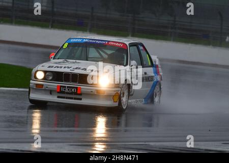 Darren Fielding, David Cuff, BMW E30 M3, Historic Touring Car Challenge, HTCC, kombiniert mit der Tony Dron Trophy für Touring Cars, den angetraten Fahrzeugen Stockfoto