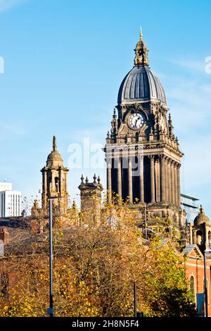 Rathaus, Leeds, England Stockfoto
