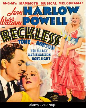JEAN HARLOW in RECKLESS (1935), Regie Victor FLEMING. Kredit: M.G.M. / Album Stockfoto
