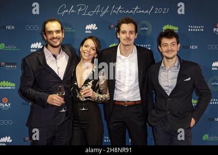 Paris La Défense Arena, Frankreich. 30th. November 2021. 9th Ausgabe der Gala, organisiert anlässlich des Giving Tuesday von der NGO PLAY International. Stockfoto