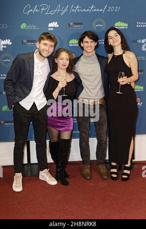 Paris La Défense Arena, Frankreich. 30th. November 2021. 9th Ausgabe der Gala, organisiert anlässlich des Giving Tuesday von der NGO PLAY International. Stockfoto