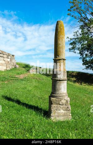 Apollo's Obelisk, Apollonia Archäologischen Park, Pojani Dorf, Illyrien, Albanien Stockfoto