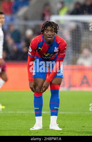 London, Großbritannien. 27th. November 2021. Crystal Palace Eberechi Eze während des Premier League-Spiels zwischen Crystal Palace und Aston Villa im Selhurst Park, London, England am 27. November 2021. Foto von Andrew Aleksiejczuk/Prime Media Images. Quelle: Prime Media Images/Alamy Live News Stockfoto