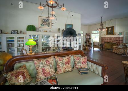 Zimmer im Thomas Edison Estate in Fort Myers, Florida Stockfoto