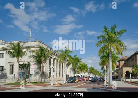 Kunstzentrum in der Innenstadt von Fort Myers, Florida Stockfoto