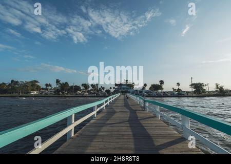 Bookelia Pier Pine Island, Florida Stockfoto