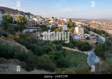 Pissouri Village, Distrikt Limassol, Zypern. Stockfoto