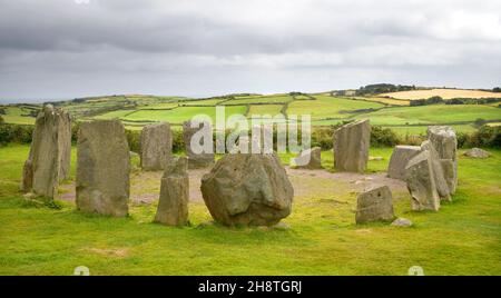 drombeg Steinkreis in Grafschaft Kork Irland Stockfoto